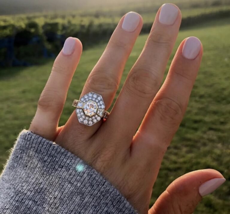 a ring on a woman hand