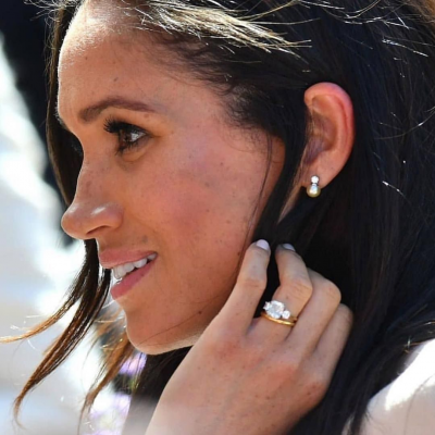 Megan Markle and her engagement ring