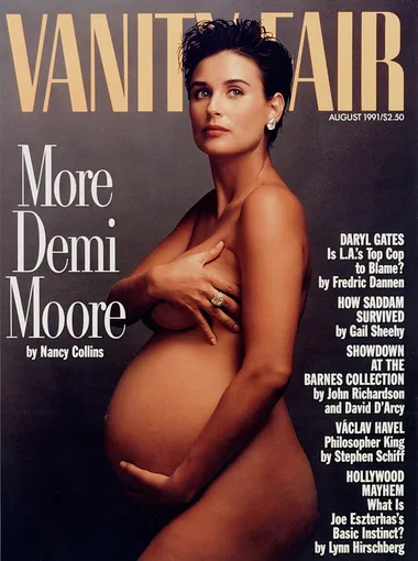 The famous Demi Moore photoshoot