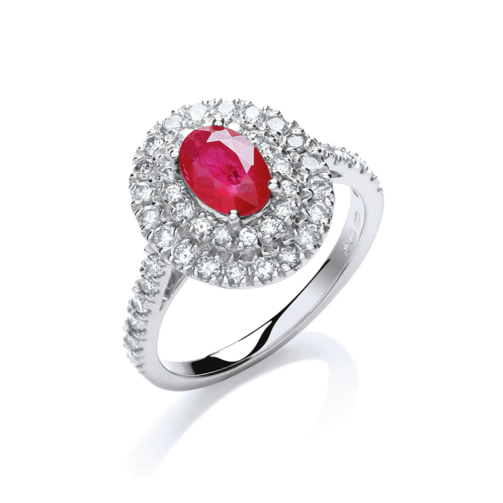 Oval Ruby ring