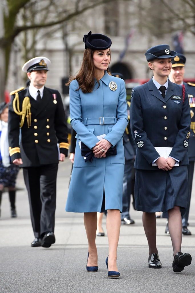 Kate Middleton attending a military event