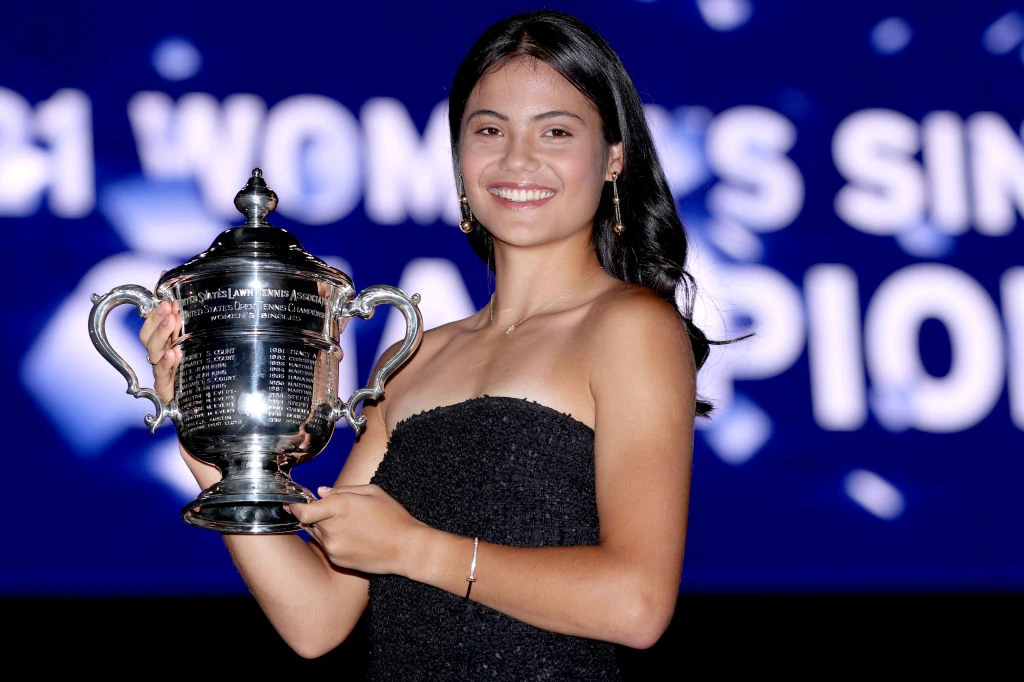 Emma Raducanu after the US Open